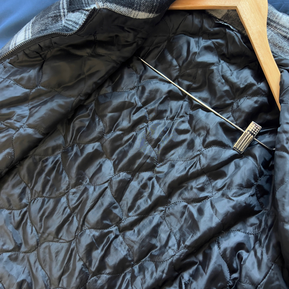 Alpine Design | Black Gray Plaid Jacket - Picture 7 of 7